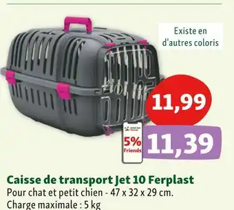 Maxi Zoo Ferplast caisse de transport jet 10 offre