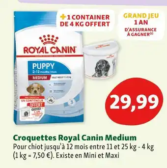 Maxi Zoo Royal canin croquettes royal canin medium offre
