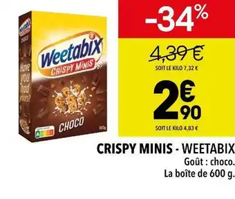 Weetabix crispy minis - weetabix