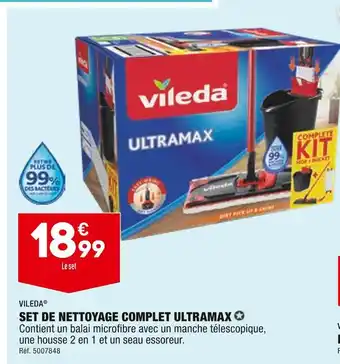 ALDI Vileda set de nettoyage complet ultramax offre