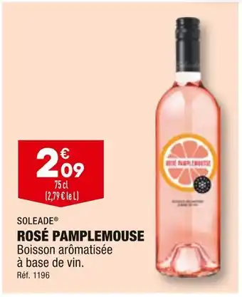 ALDI Soleade rosé pamplemouse offre