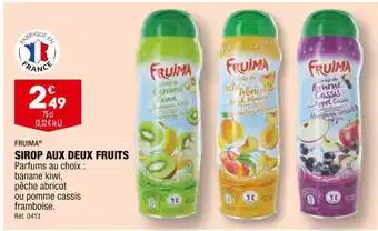 ALDI Fruima sirop aux deux fruits offre
