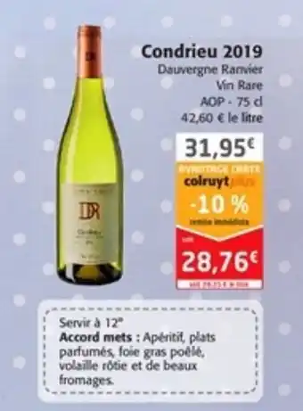 Colruyt Condrieu 2019 offre