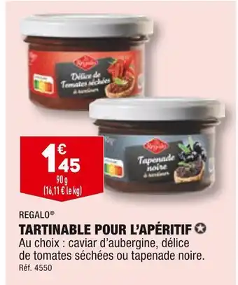 ALDI Regalo tartinable pour l’apéritif offre