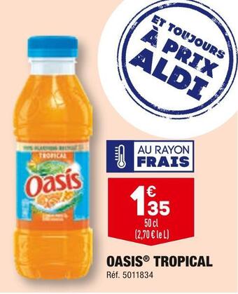 ALDI Oasis oasis tropical offre