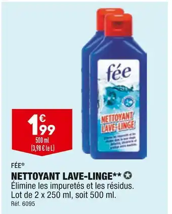 Fée nettoyant lave-linge**