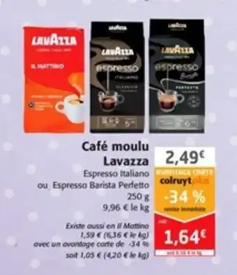 Colruyt Café moulu Lavazza offre