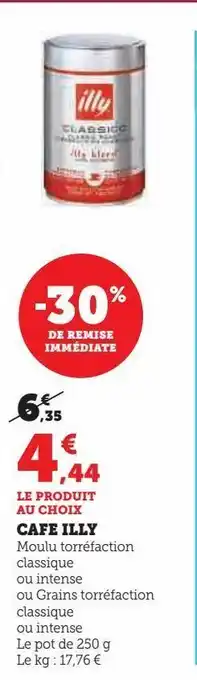 Super U Café illy offre