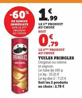 Tuiles pringles