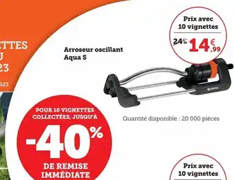 Arroseurs oscillants aqua s