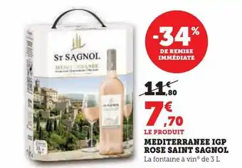 Super U Mediterranee igp offre