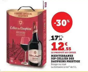 Super U Mediterranee igp cellier des dauphins prestige offre