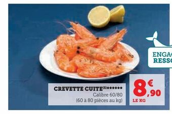 Super U Crevettes cuites offre