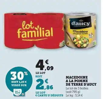 U Express Macédoine de fruits d'aucy offre