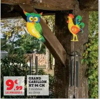 Super U Grand carillon ht 96 cm offre