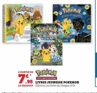 Hyper U Livres jaunesse pokemon offre