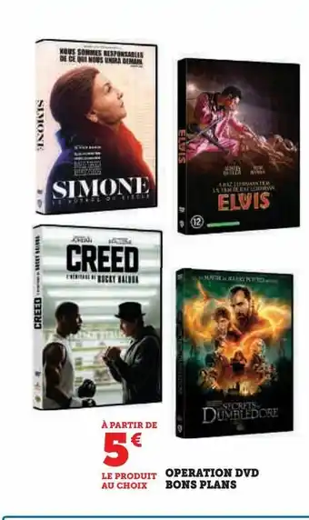 Hyper U Operation dvd bons plans offre