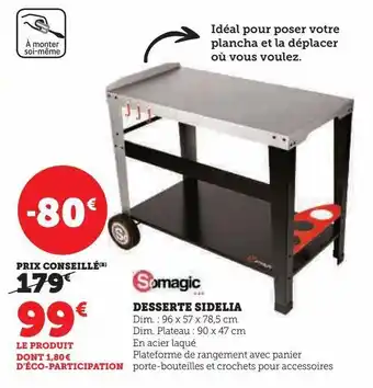 Super U Desserte sidelia offre