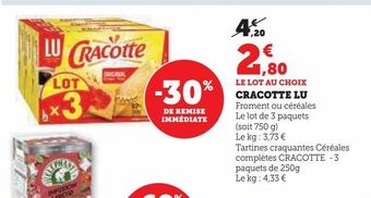 Hyper U Cracotte lu offre