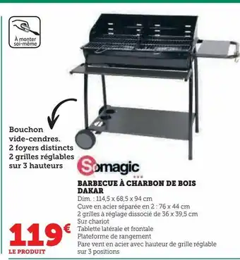 Hyper U Barbecue à charbon de bois dakar offre