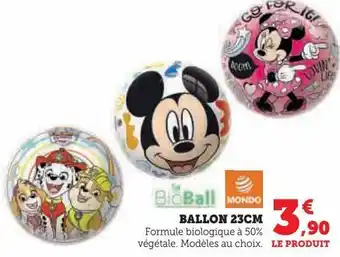 Super U Ballon 23cm offre