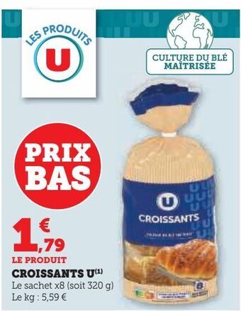 Hyper U Croissants u offre