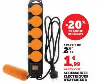 Super U Accessoires electriques d'exterieur offre