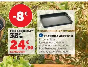 Hyper U Plancha 40x29cm offre