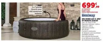 Hyper U Spa rond lay-z -spa st moritz airjet offre