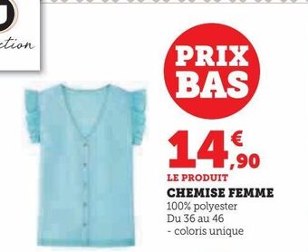Hyper U Chemise femme offre