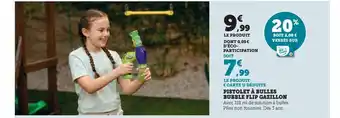 Hyper U Pistolet à bulles bubble flip gazillon offre