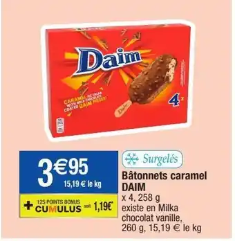 Migros Glace daim offre