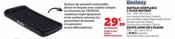 U Express Matelas gonflable 1 place bestway offre