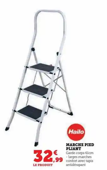 Hyper U Marche pied pliant offre