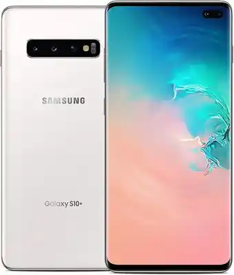 Amazon Samsung smartphone galaxy s10+ (hybrid sim) 128gb - blanc (reconditionné) offre