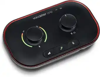 Amazon Focusrite vocaster one — interface d'enregistrement pour les créateurs(trices) de podcasts en solo. podcastez facilement a... offre