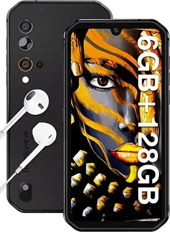 Amazon Blackview bv9900e telephone portable incassable pas cher-black offre