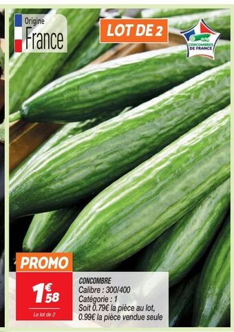 Netto Concombres offre