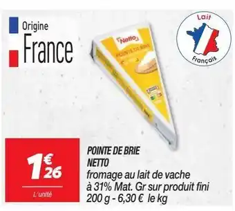 Pointe de brie netto