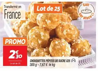 Netto Chouquettes pepites de sucre x25 offre