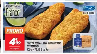 Netto Filet de colin alaska meuniere msc cite marine offre