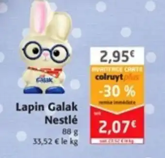 Colruyt Lapin Galak Nestlé offre