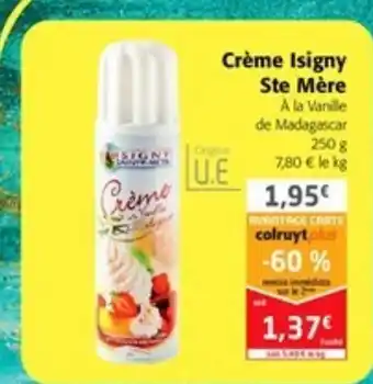 Colruyt Crème Isigny Ste Mère offre