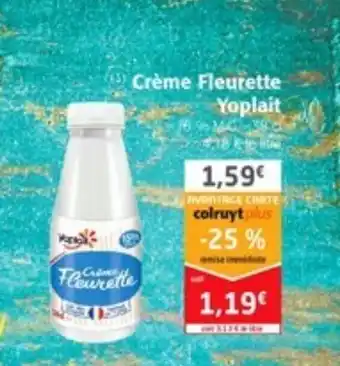 Colruyt Crème Fleurette Yoplait offre