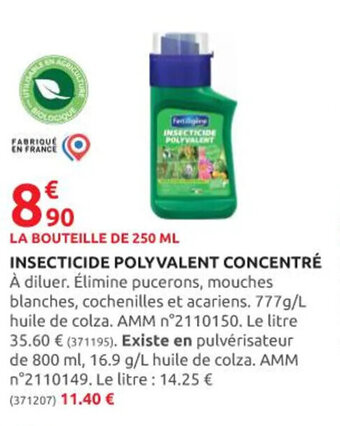 Rural Master INSECTICIDE POLYVALENT CONCENTRÉ offre
