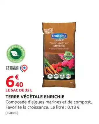 TERRE VÉGÉTALE ENRICHIE