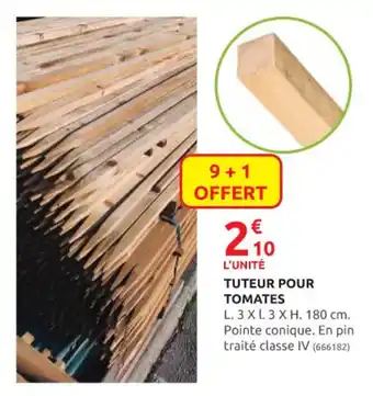Rural Master TUTEUR POUR TOMATES offre