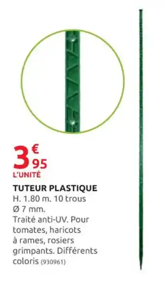 Rural Master TUTEUR PLASTIQUE offre