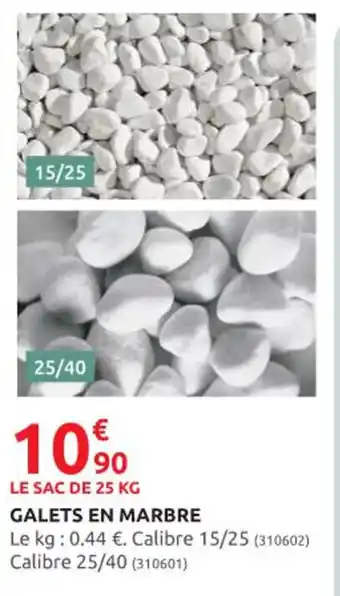 Rural Master GALETS EN MARBRE offre