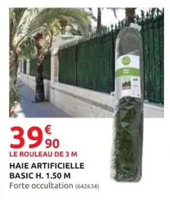 Rural Master HAIE ARTIFICIELLE BASIC H. 1.50 M offre